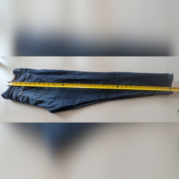 Designer PAIGE Dark Wash Verdugo Ankle Skinny Jeans W/Zippered Side Ankles Sz 28 - Picture 16 of 16